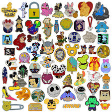 30 Assorted Disney Park Pin Trading Lot Authentic Brand New Pins No Duplicates