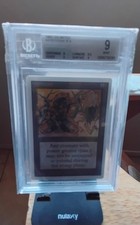 mtg magic the gathering card Unlimited Meekstone BGS 9 mint Quad +
