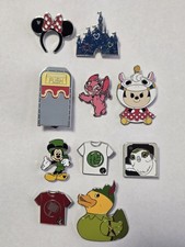 Disney authentic Trading Diamond Pin Lot of 10 - mix of sets / NO DUPLICATES