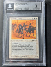Magic The Gathering Moorish Cavalry Light Arabian Nights Graded BGS 9 MINT
