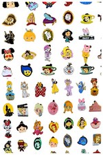 Disney Pin Trading 25 Piece Assorted Pin Lot - No Doubles - GIRLS Styles