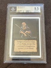 1993 MAGIC: THE GATHERING UNLIMITED COMMON WEAKNESS BGS 9.5