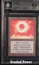 Magic the Gathering Beta Sol Ring Beckett BGS 8.5 Graded Card (7643)