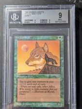 Magic The Gathering Wyuli Wolf Dark Arabian Nights Graded BGS 9 MINT