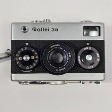 Vintage Rollei 35 Made in Germany Film Camera Carl Zeiss Tessar 40mm f3.5 TESTED