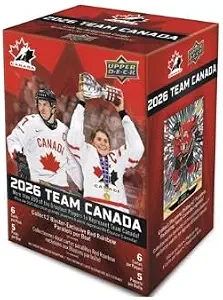 2025-2026 Upper Deck Team Canada Blaster Box 5 Packs per Box 6 Cards per Pack