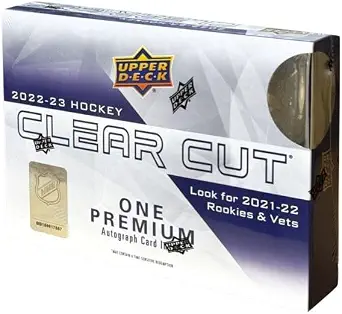 2022-23 Upper Deck Clear Cut Hockey Hobby Box