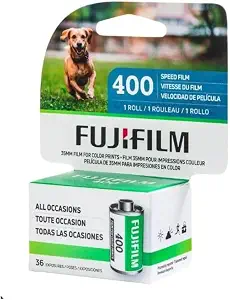 Fujifilm Fujicolor 400 ISO 400 35mm Color Film - 3 Pack (108 Exposures)