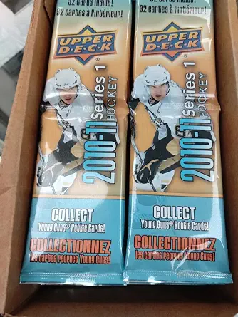 2010-11 NHL Upper Deck Hockey Series 1 Factory Sealed 2 Fat Packs Lot