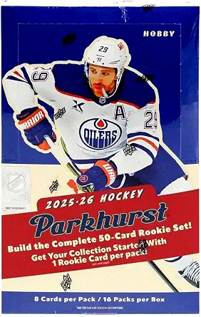 2025/26 Upper Deck Parkhurst Hockey HOBBY box (16 pks/bx)
