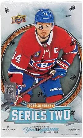 2025/26 Upper Deck Series 2 Hockey HOBBY box (12 pks/bx)