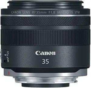 Canon RF35mm F1.8 is Macro STM Lens, Black, Compatible with EOS R Series Mirrorless Cameras