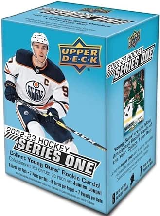 2022-23 NHL Upper Deck Series 1 Hockey Factory Sealed Blaster Box 56 Cards