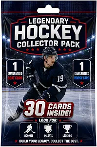 Hockey Card Goat Pack – 30 Cards Inside | 1 Guaranteed Goat Player | 1 Guaranteed Rookie for Collectors