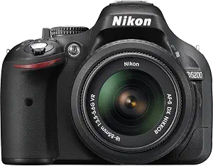 Nikon D5200 24.1 MP DSLR Camera with 18-55mm VR Lens Kit (Renewed)