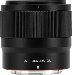VILTROX 90mm F3.5 DL Lens, AF 90mm f/3.5 DL Medium Telephoto Lens for DJI DL Ecosystem, Auto Focus Lens for DJI Inspire 3, Ronin 4D, Zenmuse X9-8K Air Gimbal Aerial Camera
