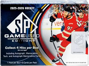 2025/26 Upper Deck SP Game Used Hockey box (9 cards/bx)