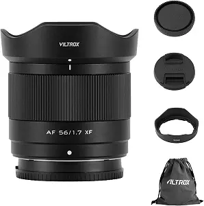VILTROX AF 56mm F1.7 XF APS-C Lens for Fujifilm Fuji X-Mount Cameras