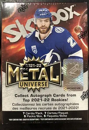 2021-22 NHL Upper Deck Skybox Metal Universe Hockey Sealed Blaster Box