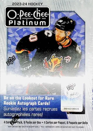 2023-24 NHL O-Pee-Chee Platinum Hockey Factory Sealed Blaster Box 24 Cards