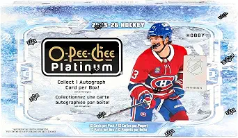 2025/26 Upper Deck O-Pee-Chee OPC Platinum Hockey HOBBY box (12 pks/bx)