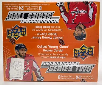 2022-23 NHL Upper Deck Series 2 Hockey Factory Sealed Retail Box 24 Packs