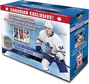 Upper Deck 2017-18 NHL Series 1 Team Triples Blaster Box