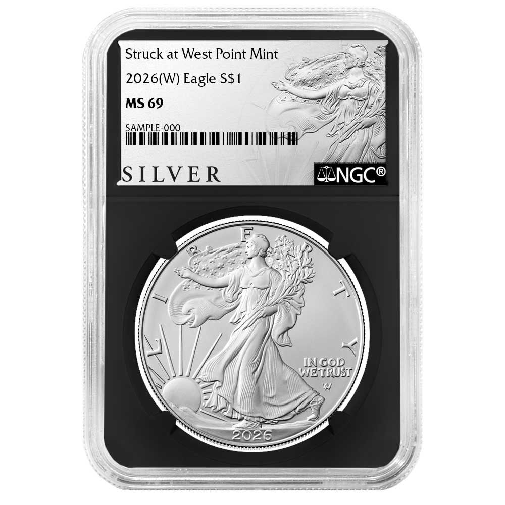 2026 (W) $1 American Silver Eagle NGC MS69 ALS Label Retro Core