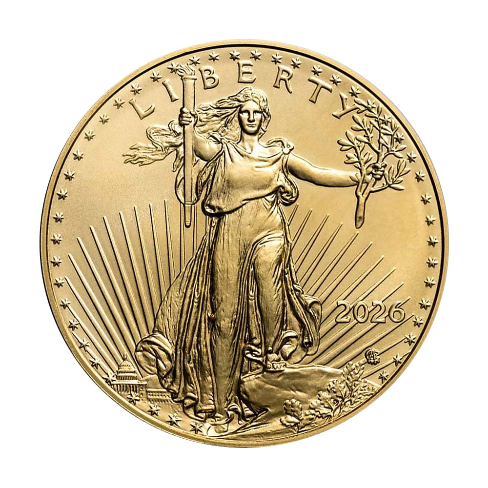 2026 $25 American Gold Eagle 1/2 oz Brilliant Uncirculated