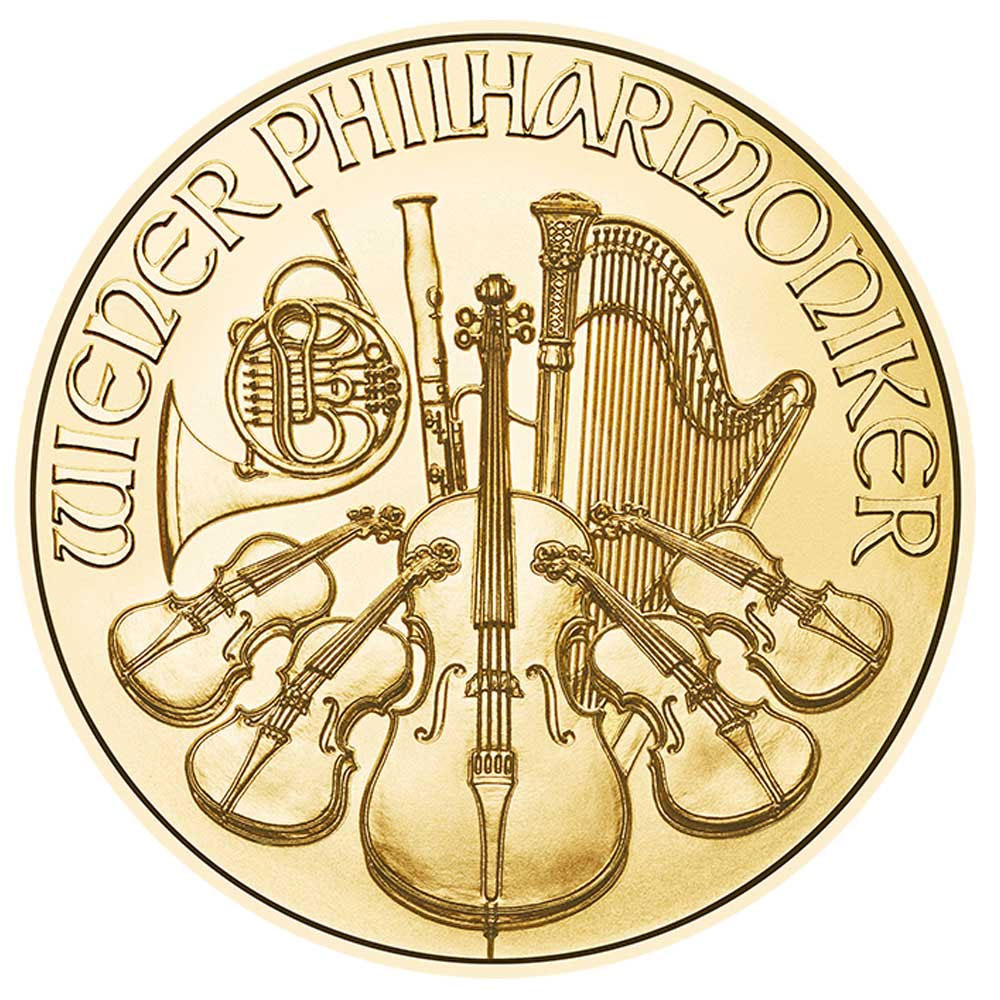 2026 50 Euro Austrian Gold Philharmonic .9999 1/2 oz Brilliant Uncirculated