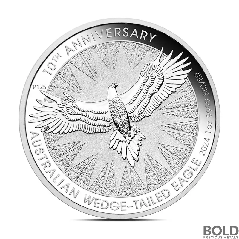 2024 1 oz Perth Wedge Tailed Eagle Silver Coin (BU)