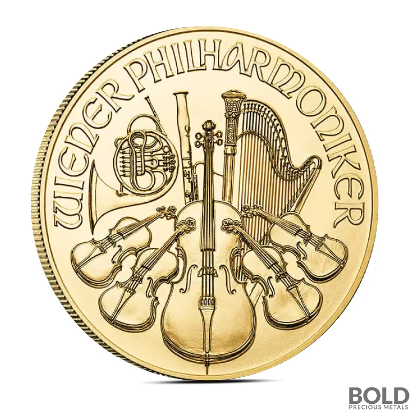 2025 1/10 oz Austrian Philharmonic Gold Coin (BU)