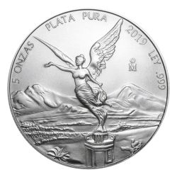 2019 Mexican Libertad Silver Coin 5 oz