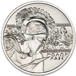1 oz Molon Labe Silver Round