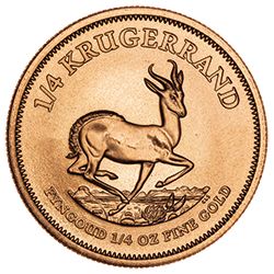 1/4 oz Gold Krugerrand Coin - Random Year