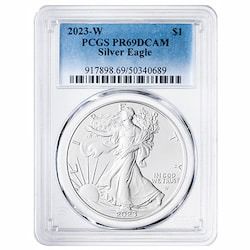 2023-W PCGS PR-69 1 oz American Eagle Silver Proof Coin