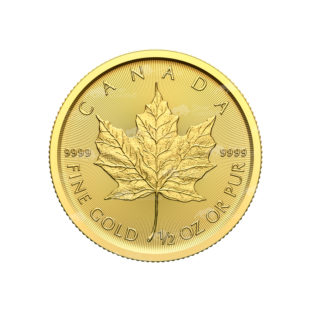1/2 oz 2024 Royal Canadian Mint Maple Leaf Gold Coin | CW Tradeshow2