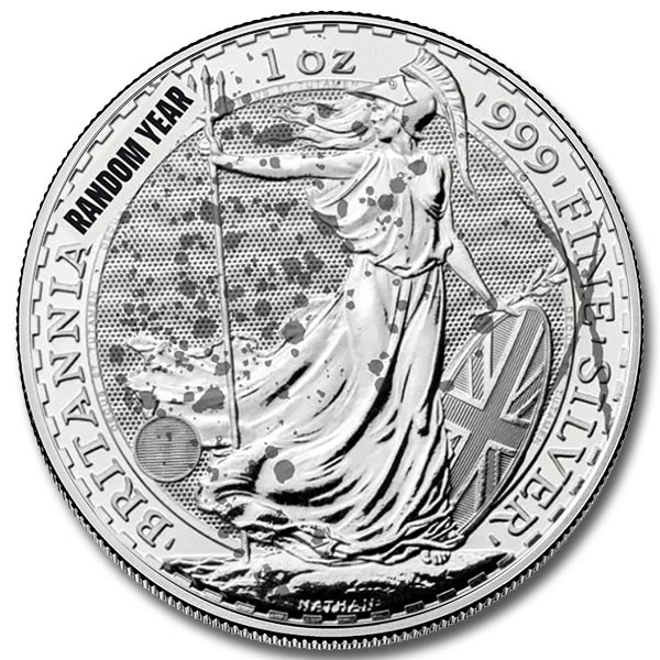 1 oz British Silver Britannia Coin – Off Quality