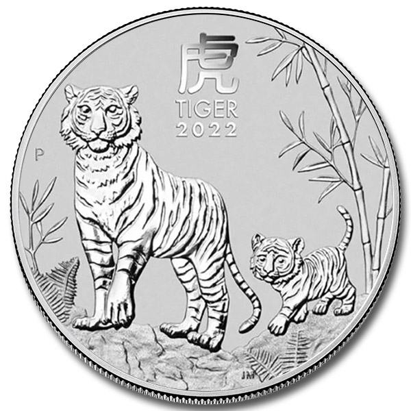 2022 Australian 1 Kilo Silver Lunar Tiger