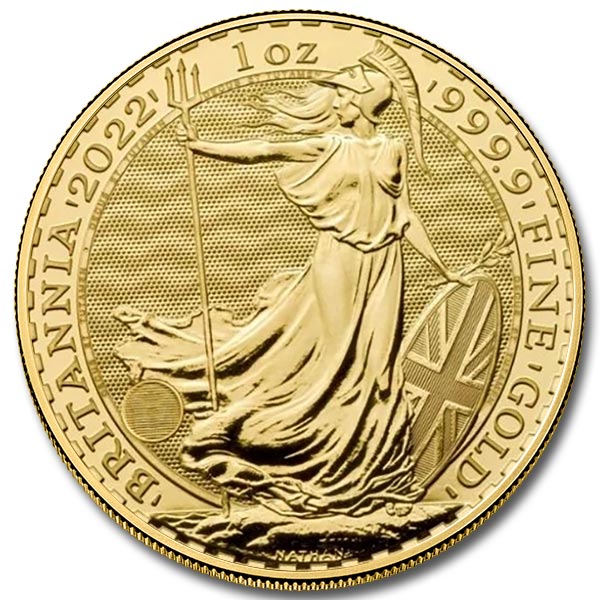 2022 British 1 oz Gold Britannia Coin