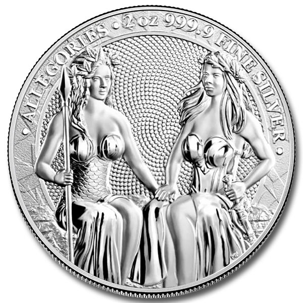 2021 Germania Mint Allegories 2 oz Silver Round