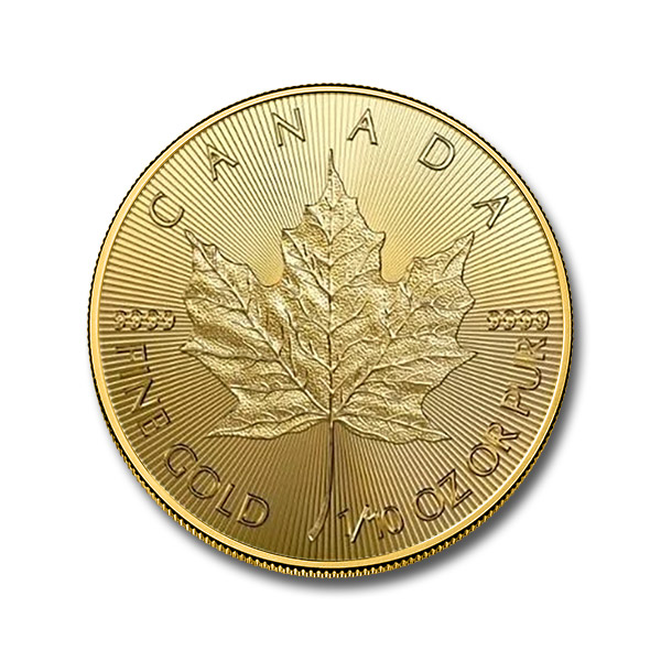 2022 1/10 oz Canadian Gold Maple Leaf Coin