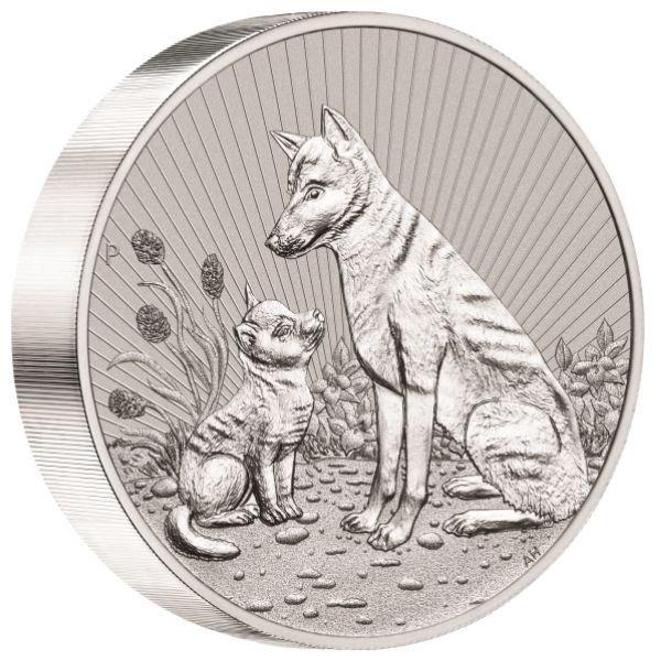 2022 Australian 10 oz Silver Dingo Coin (BU in Capsule)