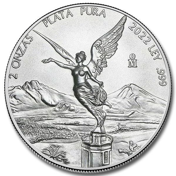 2022 2 oz Mexican Silver Libertad Coin