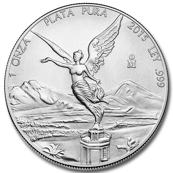 2015 1 oz Mexican Silver Libertad Coin