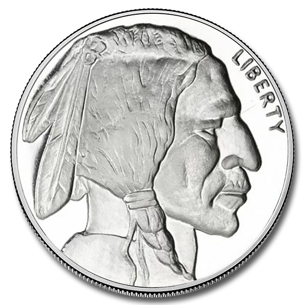 GSM Buffalo 1 oz Silver Round (New)