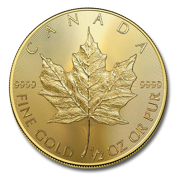 2023 1/2 oz Canadian Gold Maple Leaf Coin