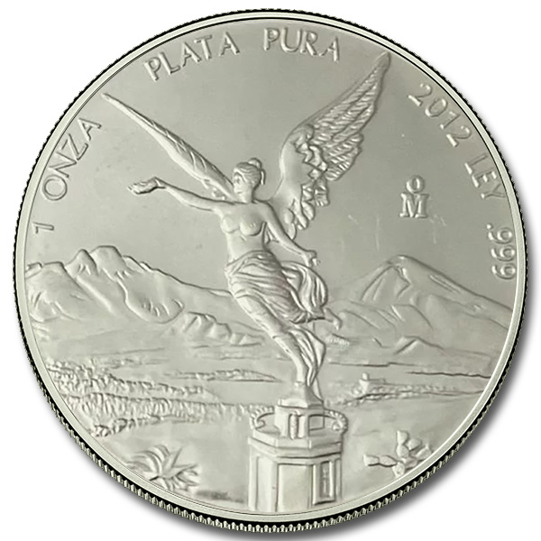 2012 1 oz Mexican Silver Libertad Coin