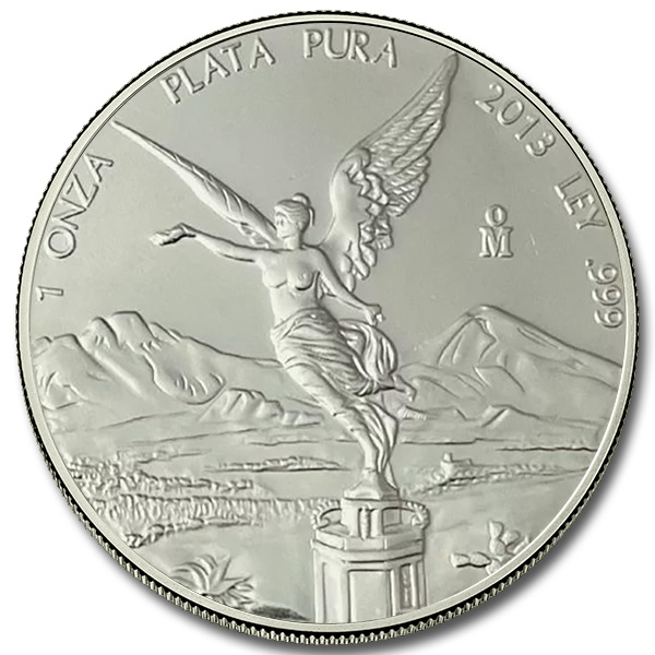2013 1 oz Mexican Silver Libertad Coin