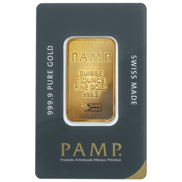 PAMP Suisse 1 oz Gold Bar | CertiPAMP Assay (New in Assay)